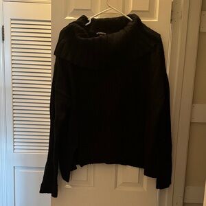 Express Black Cowl Neck Sweater